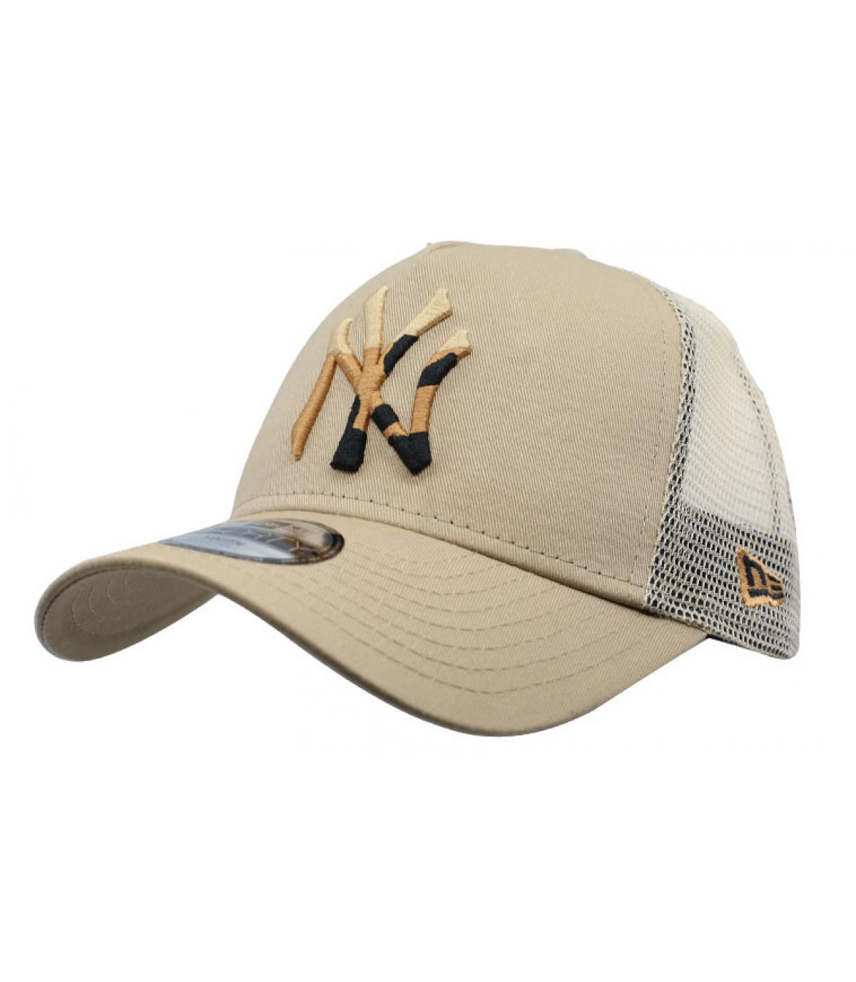 Trucker Kids NY Camo Infill camel New Era